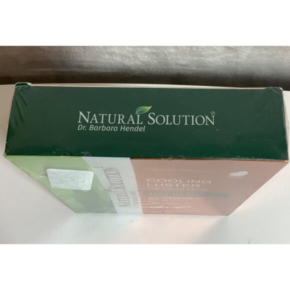 Natural Solution Cooling Luster Silk Facial Mask Aloe Tea Tree 10 Pcs Hydrating - Picture 3 of 6